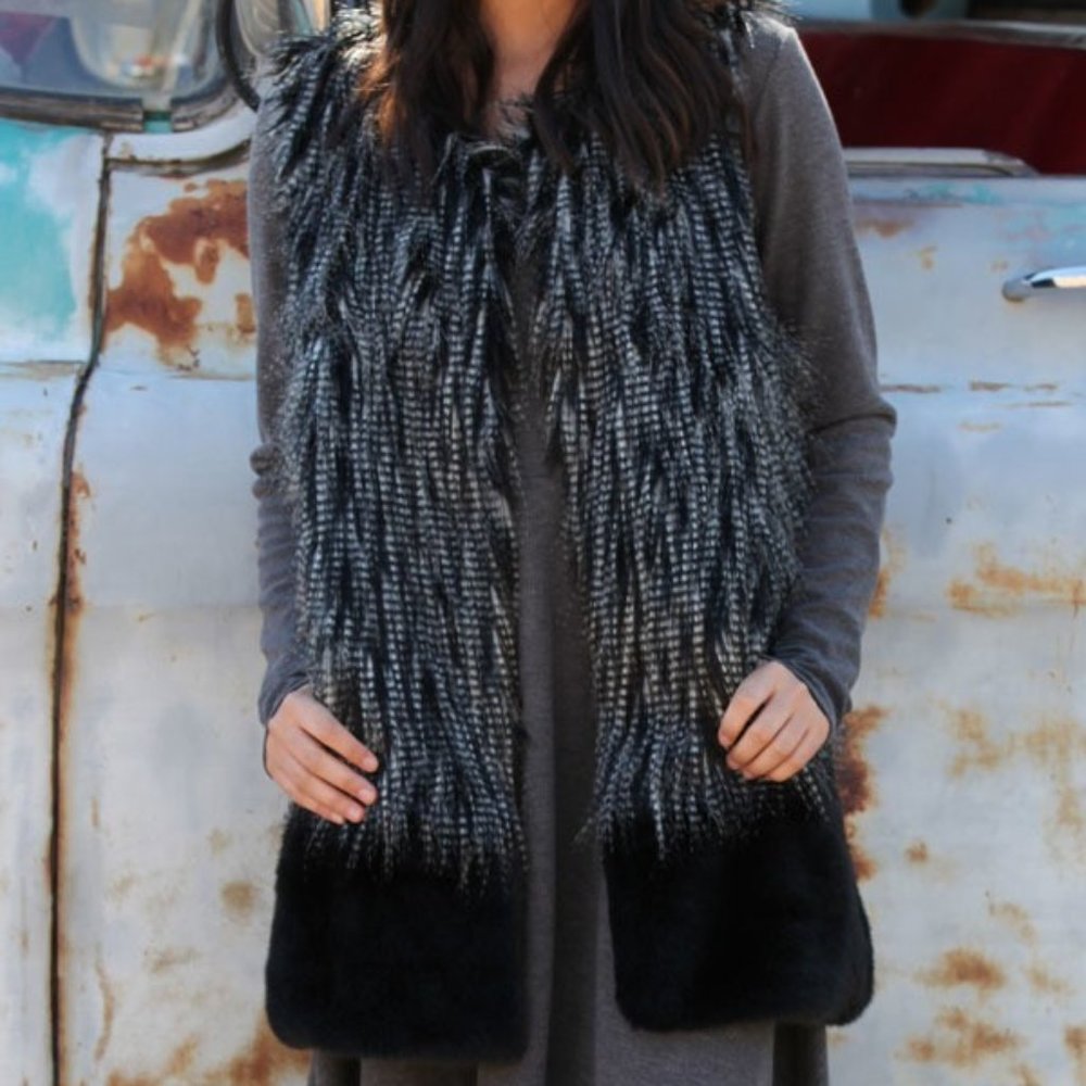 Fur/Feather Vest